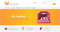 Desktop Screenshot of inflatable-designs.com